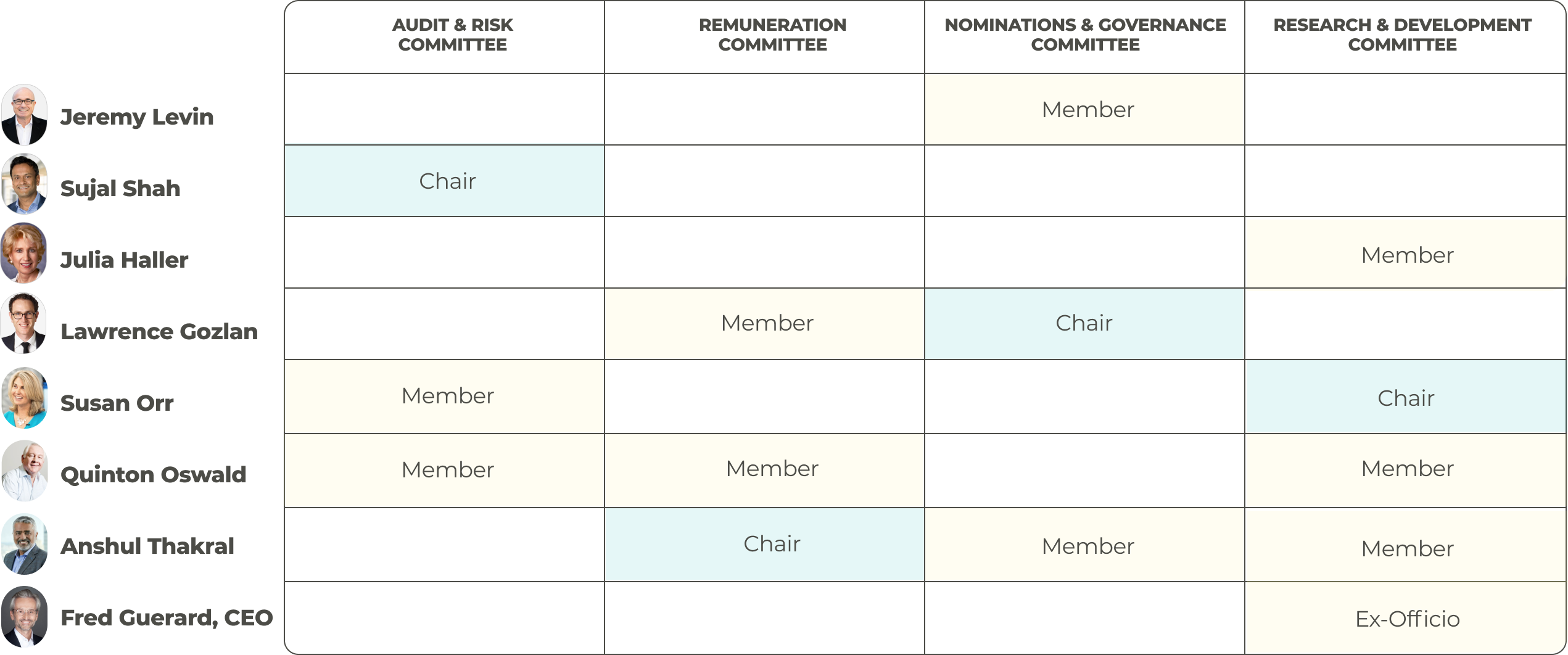 Board of Directors Composition